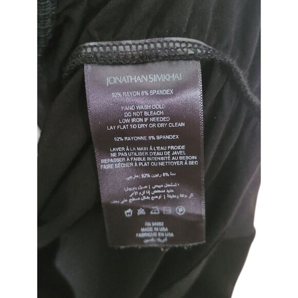 Johnathan Simkhai Standard Jesse Matte Jersey Ruched Crop Top Size XS - Picture 5 of 5